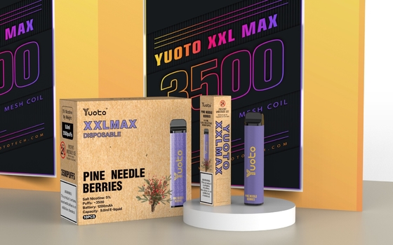 Катушка сетки патрона Nic устранимыми e Yuoto XXL Макс 0% 2% 5% Prefilled сигаретами