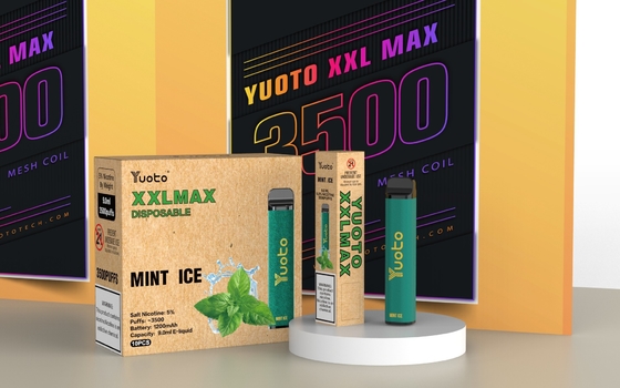 Nic ручки 20mg Адвокатуры 9ml e жидкостный устранимый Vape слоек Yuoto XXL Макс 3500 вкуса плода