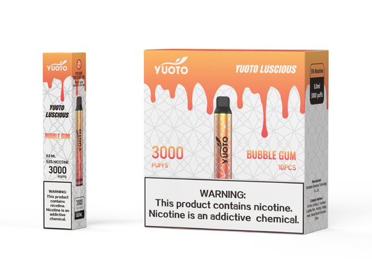 Сигареты Yuoto luscious 22 приправленных e застегивают свободное, легкое использование с батареей 1350mAh