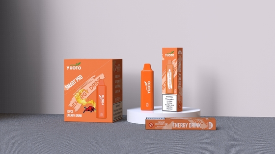 Линия УМНЫХ PRO 1500puff 2-5%Mg устранимых e сигарет YUOTO квадратная с батареей 800mAh
