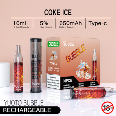 Пузыри катушки 4500puff Yuoto сетки, 650mah Dispossble Ecigratetes Vape