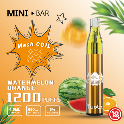 Устранимый патрон мини-бара 1200puff Vape Yuoto меняемый