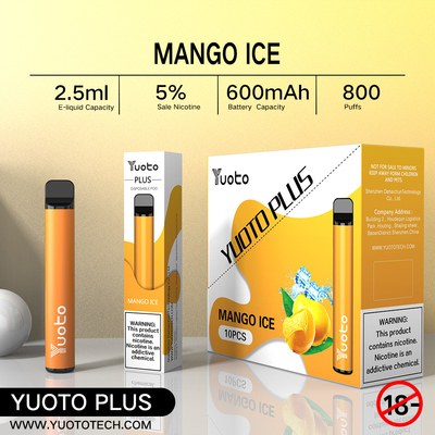 Yuoto плюс 800 клубника поленики голубики вкуса сигареты 32g 11 слоек e смешанная