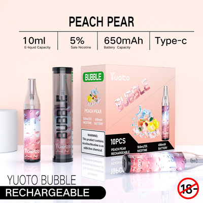 Yuoto пузыря 4000puffs 650 mah 10ml Yuoto перезаряжаемые устранимое vape цепляет рассеченность катушек не привело shinning