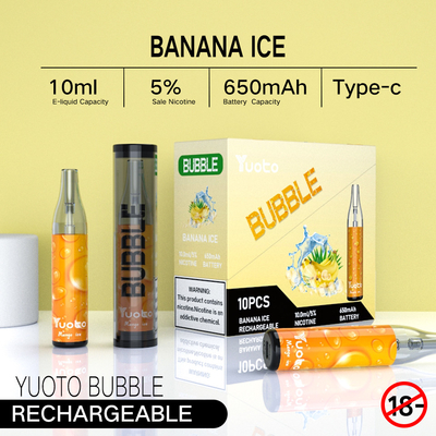 Yuoto пузыря 4000puffs 650 mah 10ml сетки катушки устранимый перезаряжаемые vape пар ecig colada pina рассеченности не