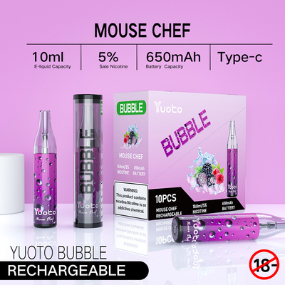 Yuoto пузыря 4000puffs 650 mah 10ml сетки катушки устранимый перезаряжаемые vape пар ecig colada pina рассеченности не