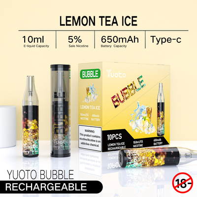 Yuoto пузыря 4000puffs 650 mah 10ml сетки катушки устранимый перезаряжаемые vape пар ecig colada pina рассеченности не