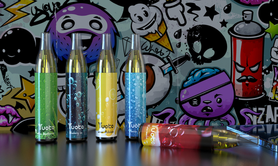 Yuoto пузыря 4000puffs 650 mah 10ml сетки катушки устранимый перезаряжаемые vape пар ecig colada pina рассеченности не