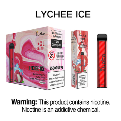 Yuotovape vape yuoto формы eliquid xxl 2500puffs 1200mah 7ml Yuoto стручок vape фабрики квадратного устранимого первоначальный в фарфоре