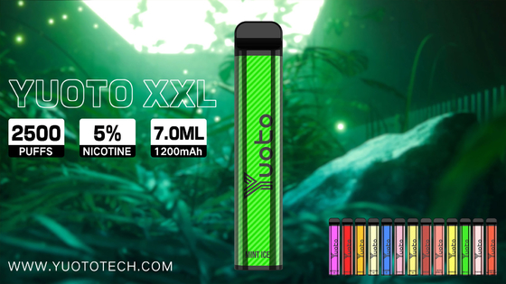 Yuotovape vape yuoto формы eliquid xxl 2500puffs 1200mah 7ml Yuoto стручок vape фабрики квадратного устранимого первоначальный в фарфоре