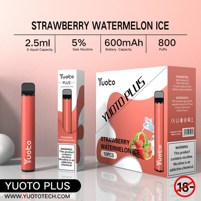 Yuoto 800 сопит Vape с зоной Origal 11 вкуса 2,5 ML емкости сока
