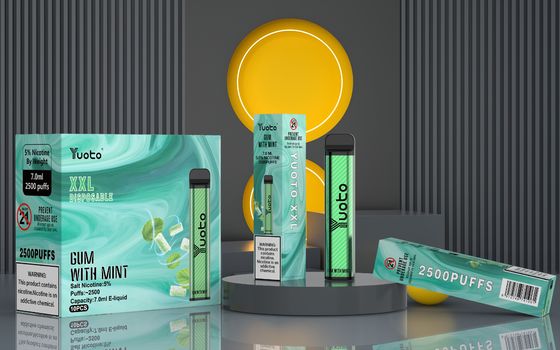 7 мл Yuoto одноразовый вейп XXL 2500 пушек