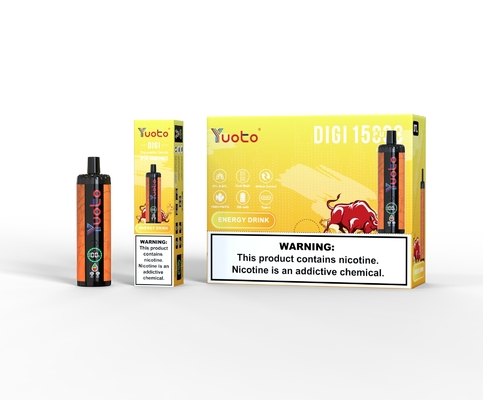 Yuoto DIGI 15000 Puffs Daul Mesh Coil Vape регулируемый поток воздуха