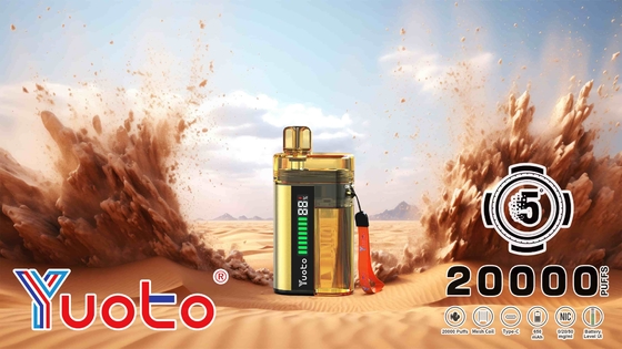 Улучшите свой опыт парения с yuoto 5000 puffs vape, емкостью аккумулятора 850 мАч и регулируемым обдувом