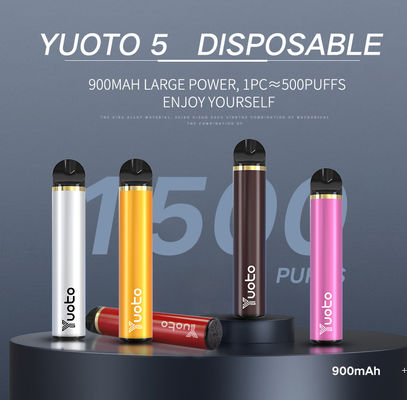 Ручки оптовая e vape никотина 5% сигарета YUOTO 1500 устранимой сопит горячая продажа 6ml в Ближнем Востоке 2% 5% новом